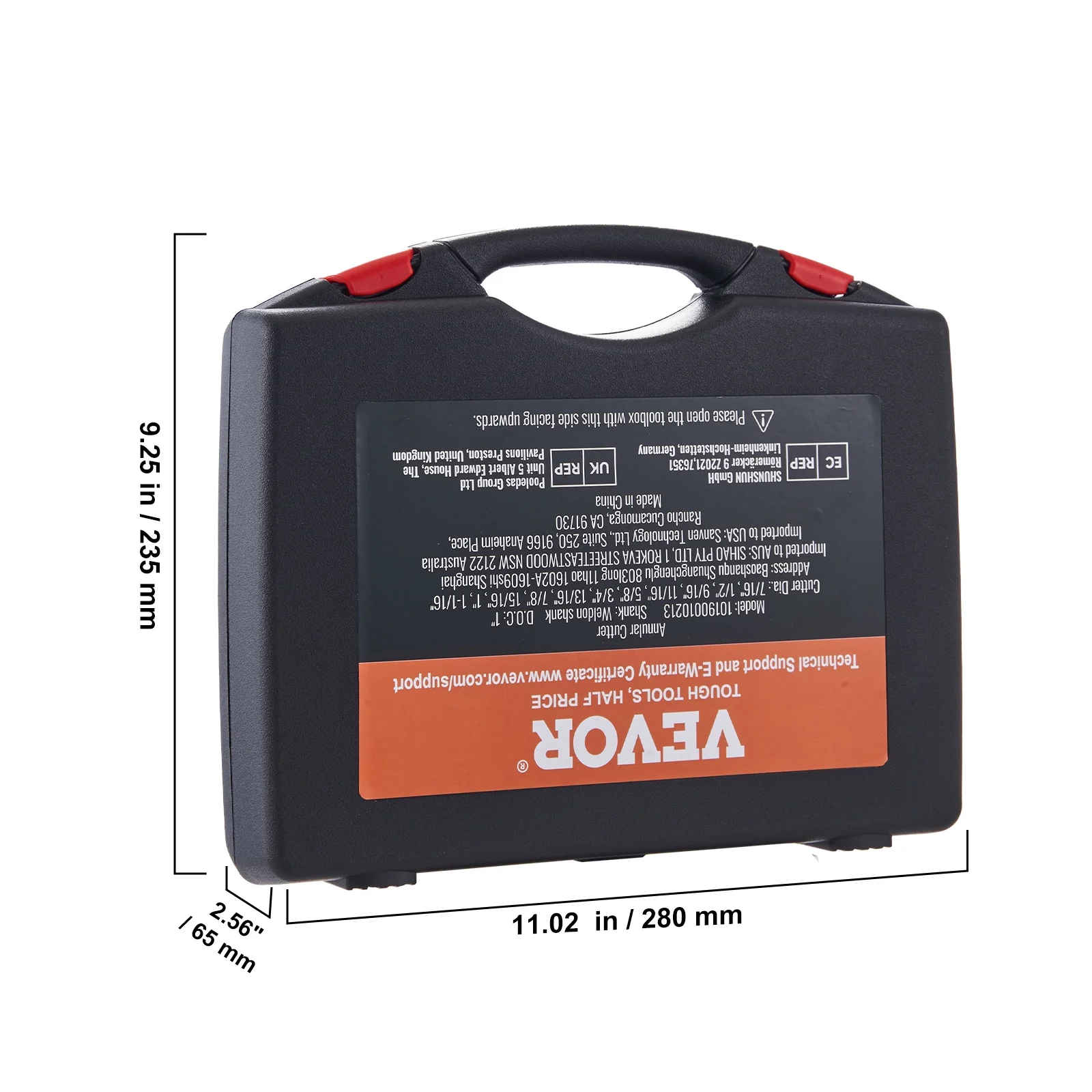 BENTISM Annular Cutter Set 13 Pcs, Weldon Shank Mag Drill Bits, Cutting Depth 1