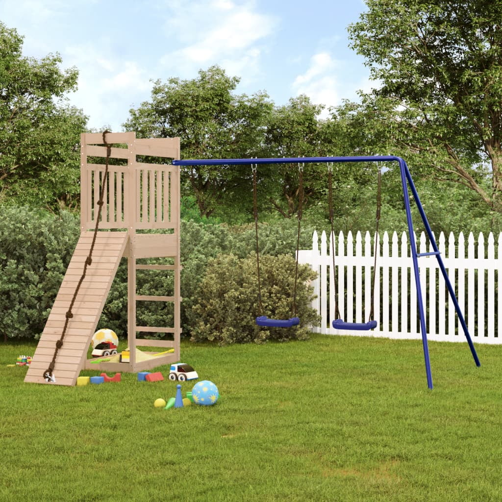 Dcenta Playset Solid Wood Pine