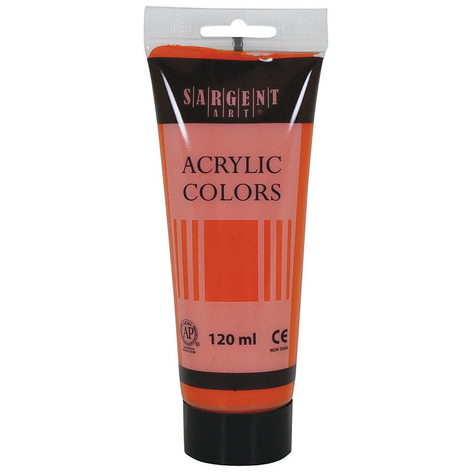 Acrylic Paint Tube, 120 ml, Cadmium Orange Hue | Bundle of 5 Each