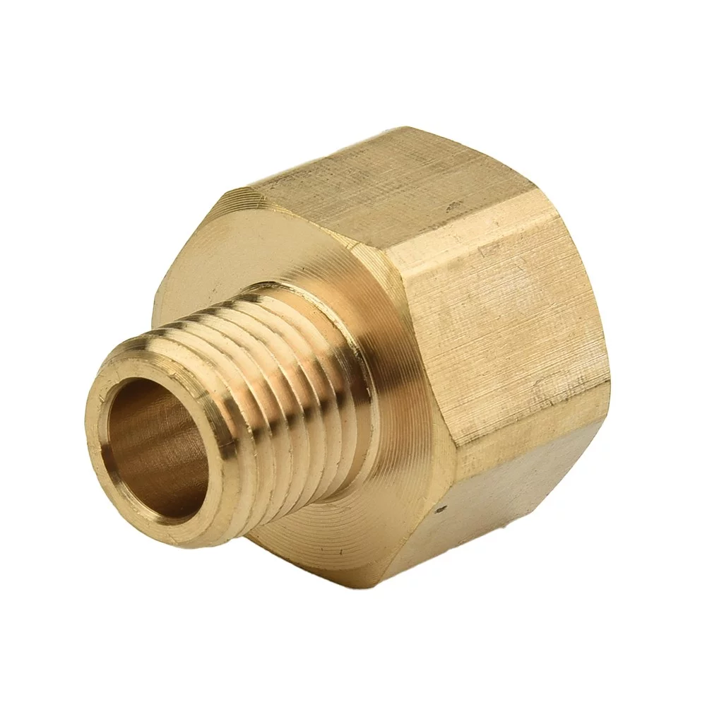 Pressure Washer Rotatable Brass Hose Adapter Connector 22mm Female To 14mm Male