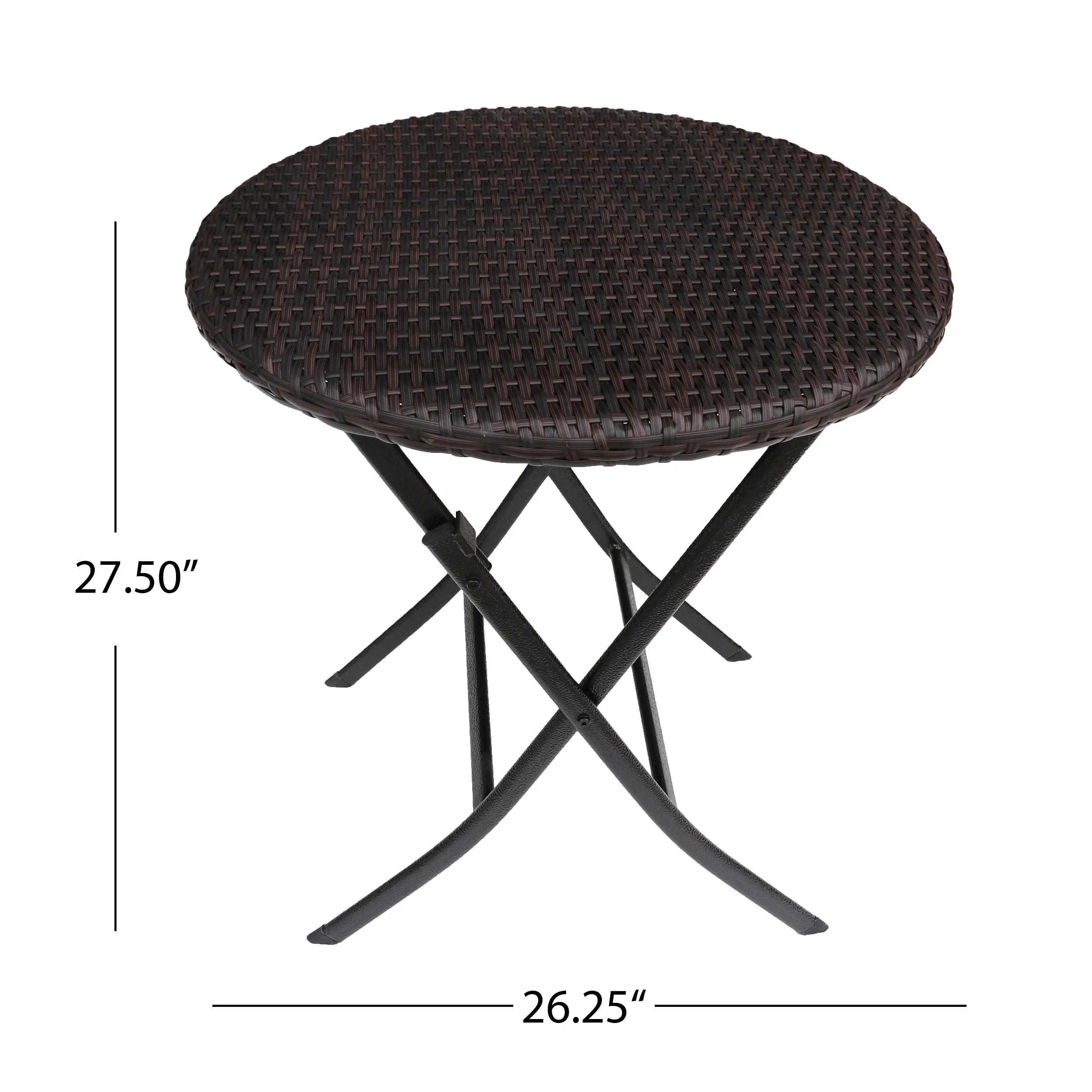 Homiyad Bistro Set, Two Cushioned Chairs and One Table