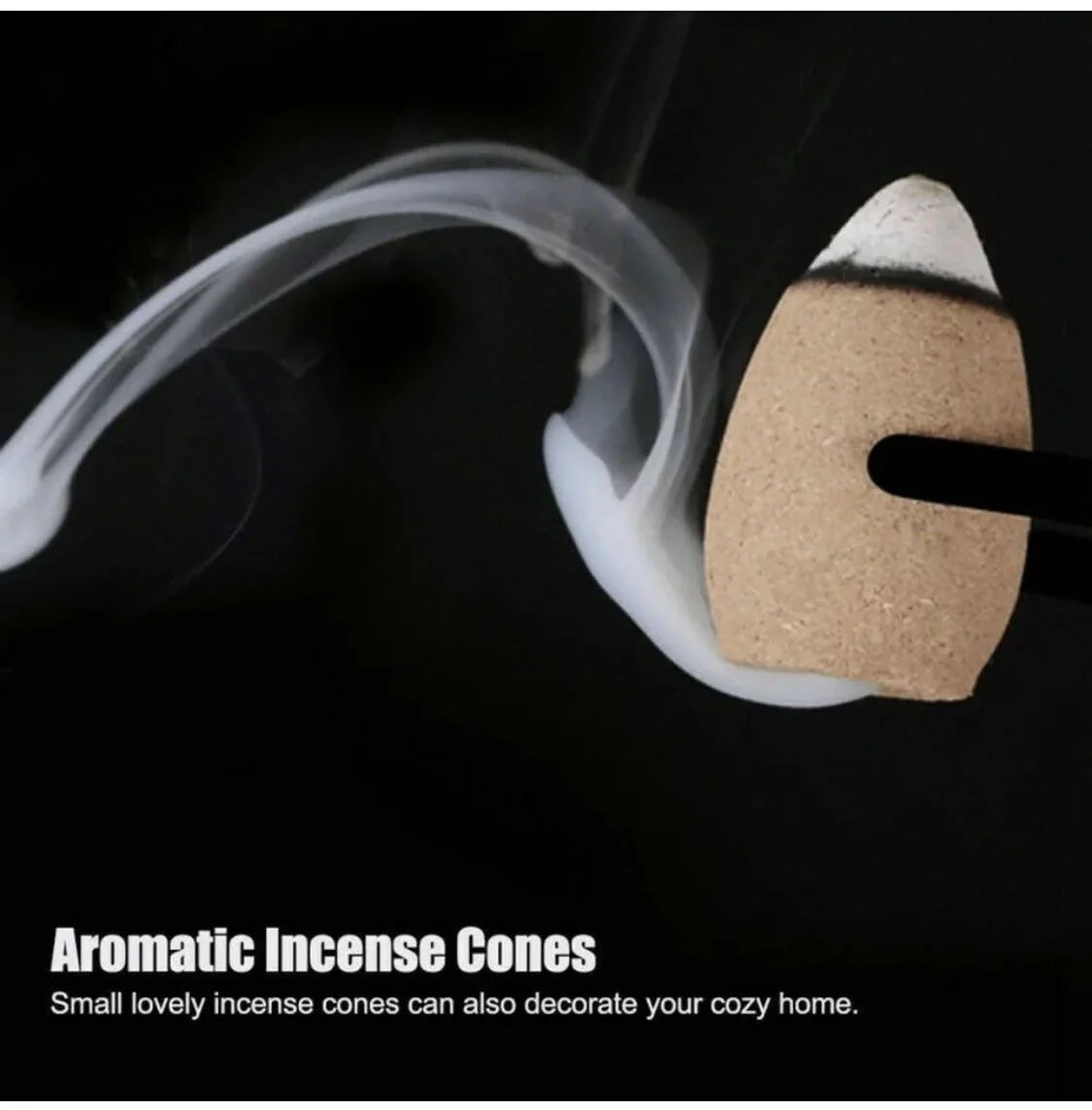 5star-Asianarist 50pcs Backflow Incense Cone, Mixed Natural Scent, Incense Waterfall