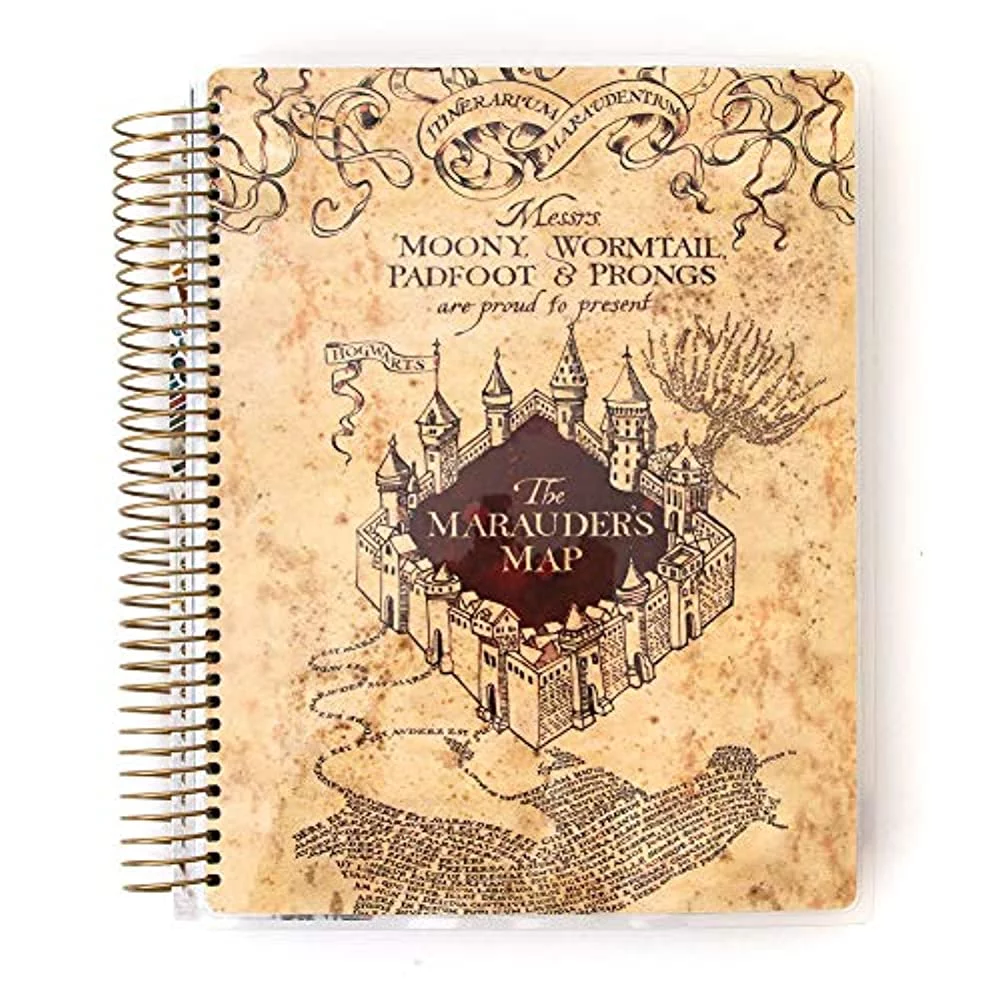 Paper House Life Organized 12-Month Undated Planner -Harry Potter Marauder's Map