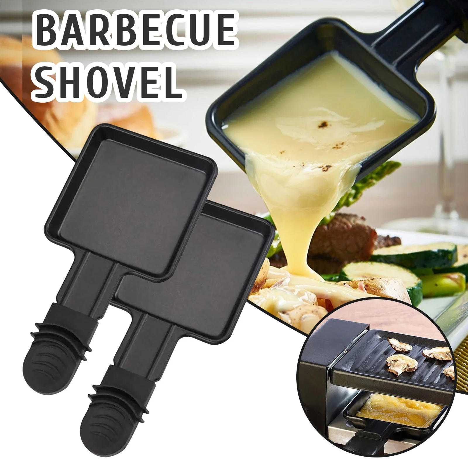 HJQEQVD Baking Barbecue Spoon cheese Barbecue Electric Shovel Shovel Oven Multi-purpose Shovel Kitche Dining & Bar