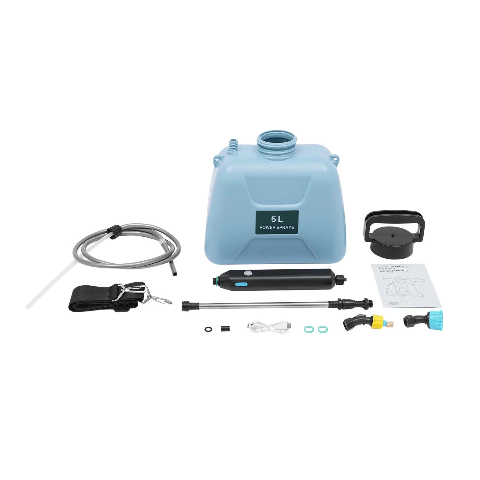 DENEST 5L Large Capacity Electric Sprayer Battery Sprayer Potable Hand Watering Spray