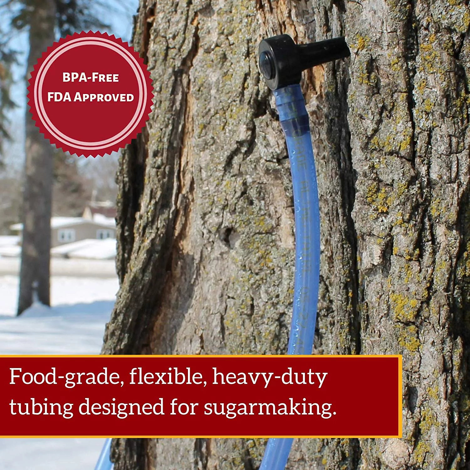 Deluxe Maple Sugaring / Maple Sap Tapping  Kit (Tap 20 Trees), (20) Maple Taps and Tubes, (2) Sap Syrup Filters, Tapping Drill Bit, 80 Page Guide to Maple Tapping Book, Recipe Cards