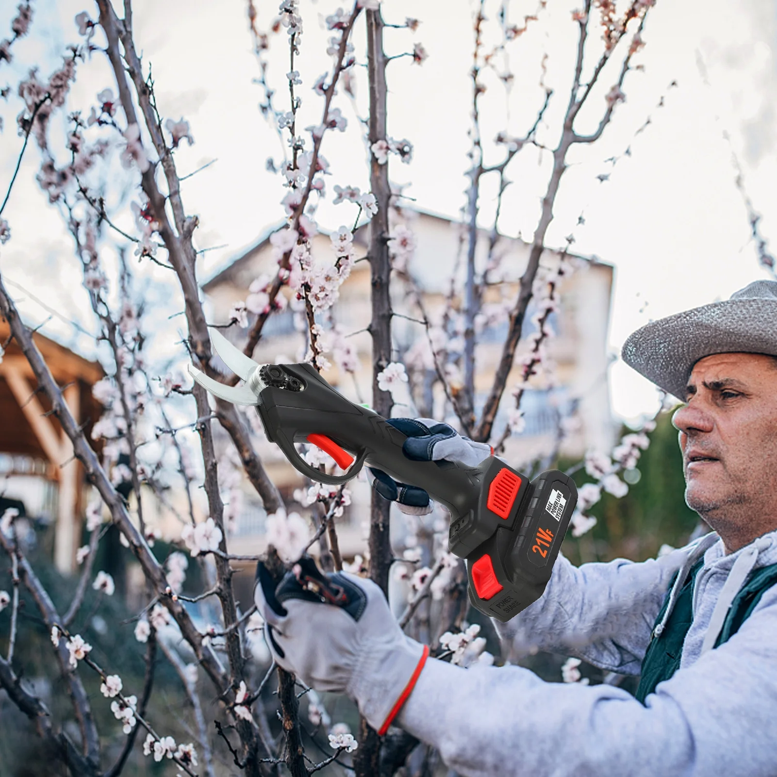 Shears,Pruner 30mm Diameter With 2pcs 1500mah*5 Diameter With 2pcs Shears Pruner 30mm Diameter With 2pcs 1500mah*5 Batteries Pruner 30mm Buzhi Shears Eryue Shears Huiop Qisuo