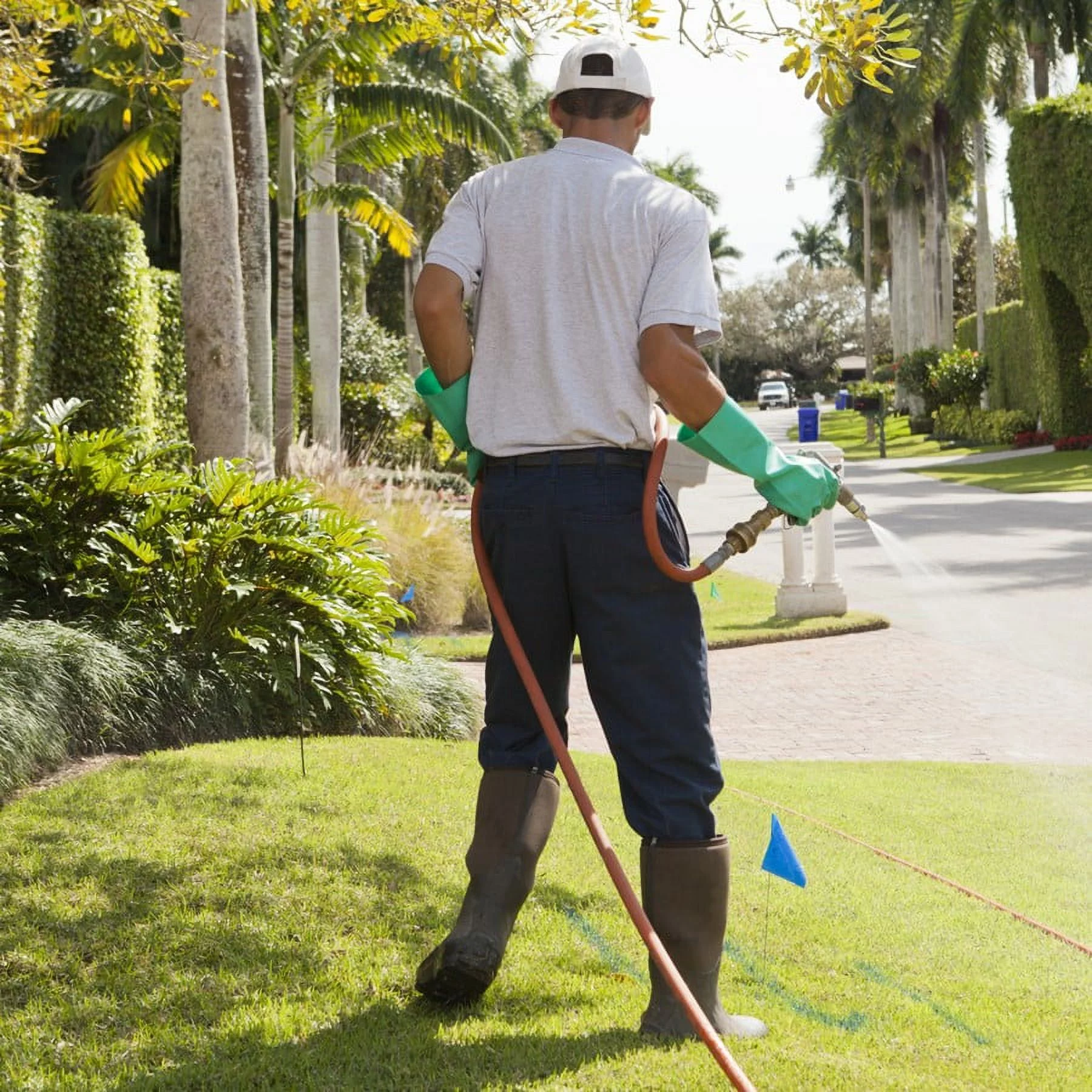 Green Flextech Agricultural Chem Spray Hose 600 PSI 3/8 in x 300 ft