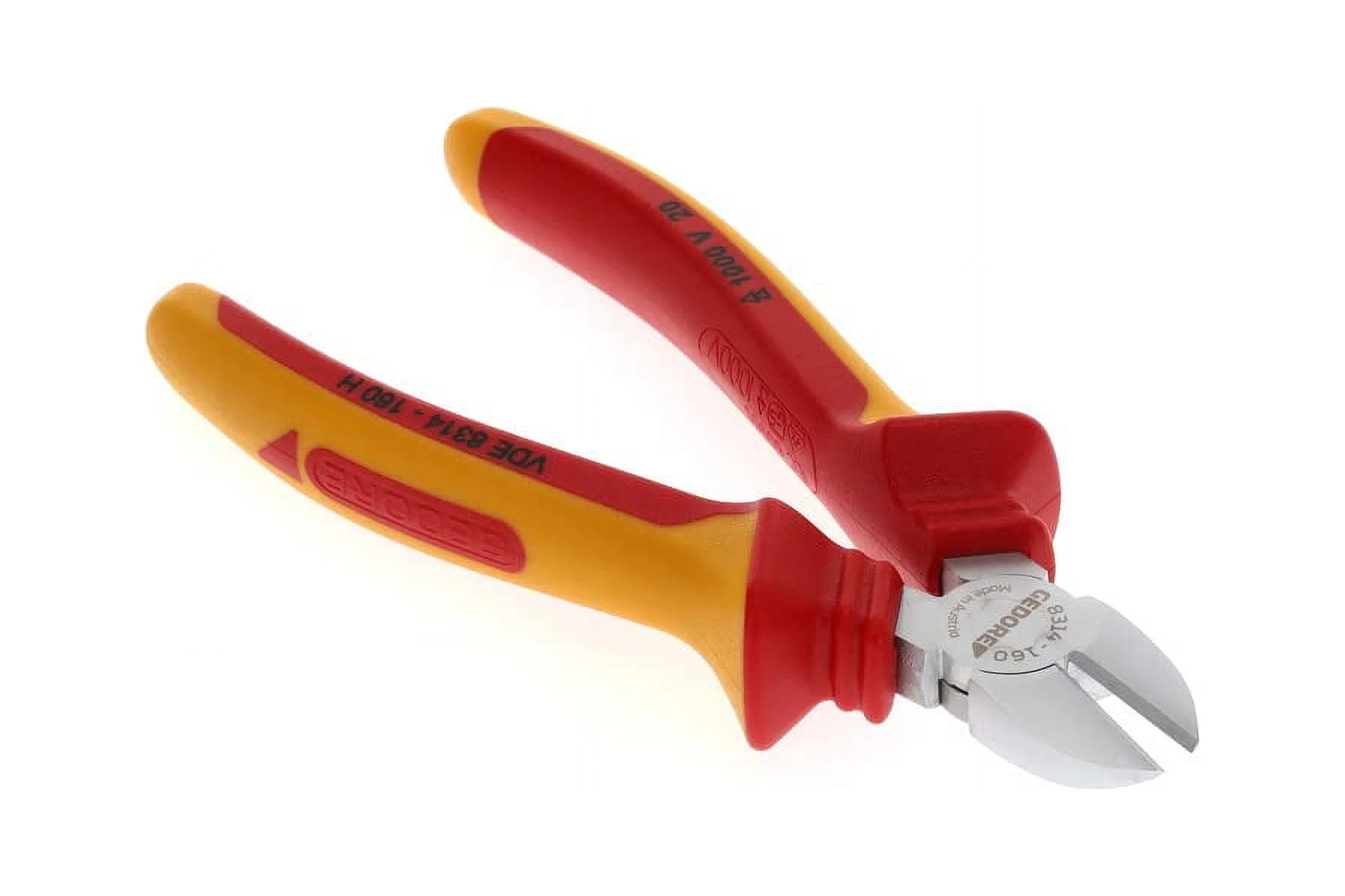 VDE 8314-160 H VDE Side Cutter With VDE Insulating Sleeves 160 Mm