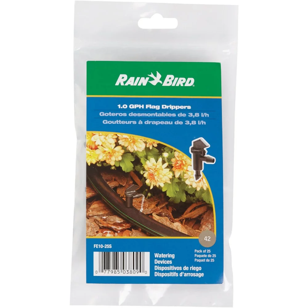 Rain Bird 1 GPH Flag Dripper Emitter (25-Pack) FE10-25SX FE10-25SX 704635