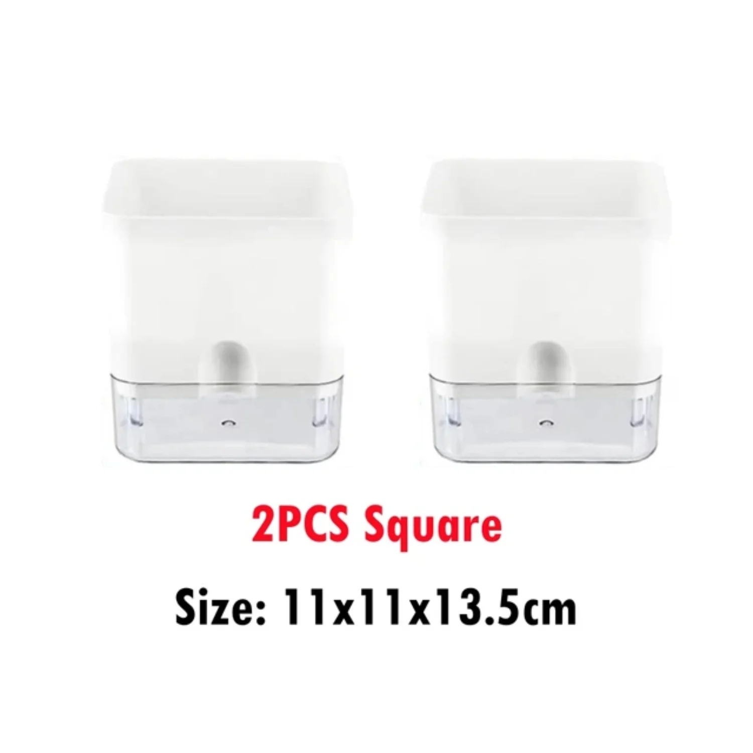 Automatic Moisturizing 2PCS Self Watering Planters for Indoor Plants - Windowsill Herb Planter Box for Succulents  Violets  and Ivy