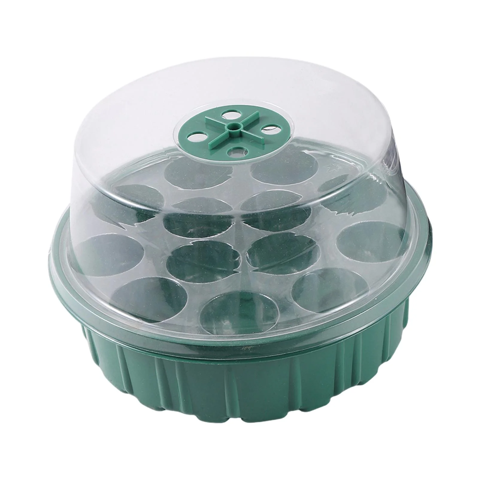 oshhnii 13 Cells Seedling Starting Tray Growing Tray Watertight Base house