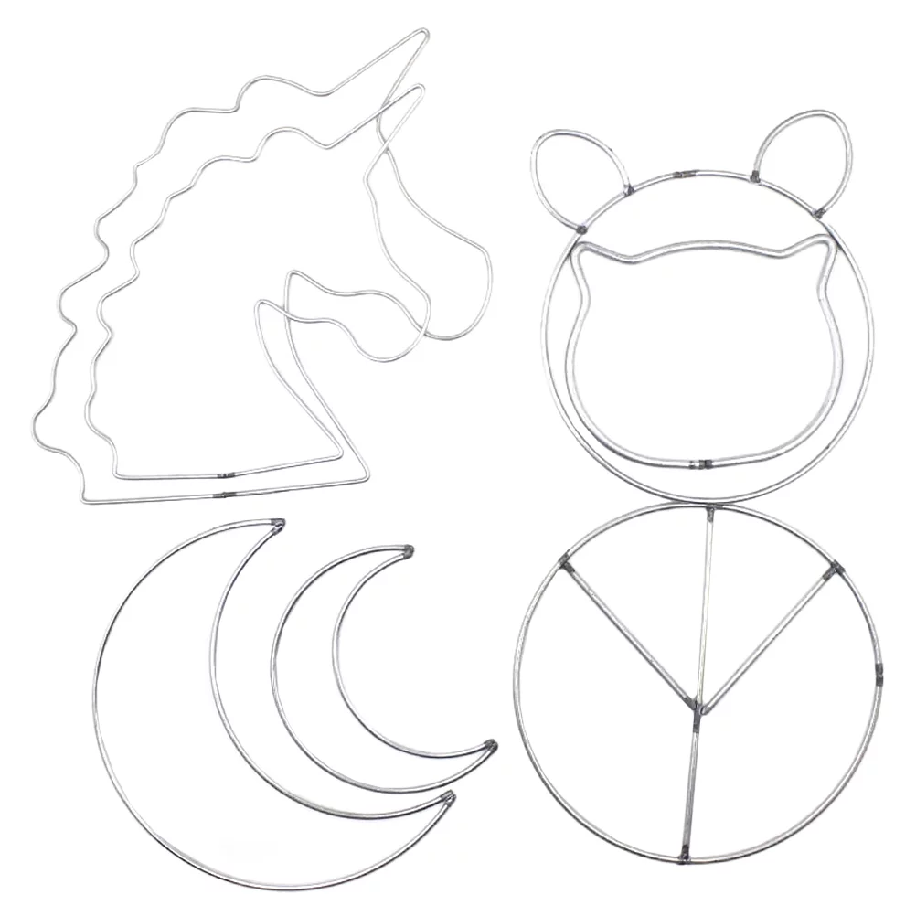 7Pcs Pretty Dream Catcher Rings Iron Dream Catcher Rings Hoops for DIY