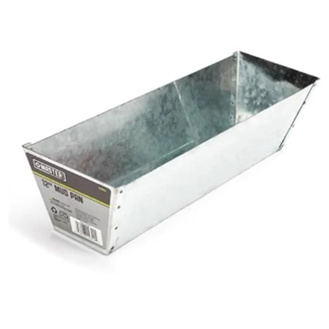 Hangzhou Great Star 242921 12 in. Galvanized Metal Mud Pan