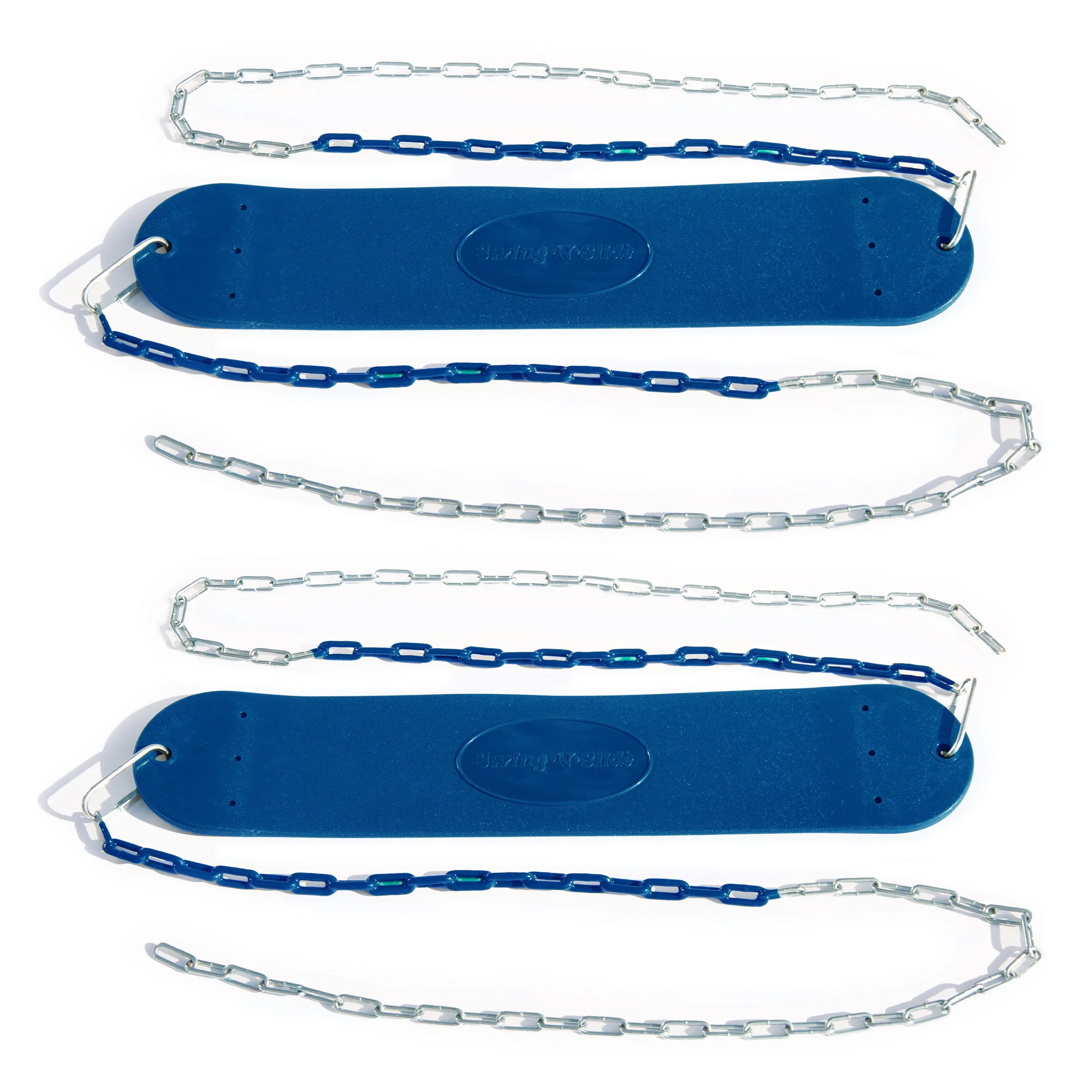 Swing-N-Slide 2 Blue Swing Seats and Ring/Trapeze Bar Combo