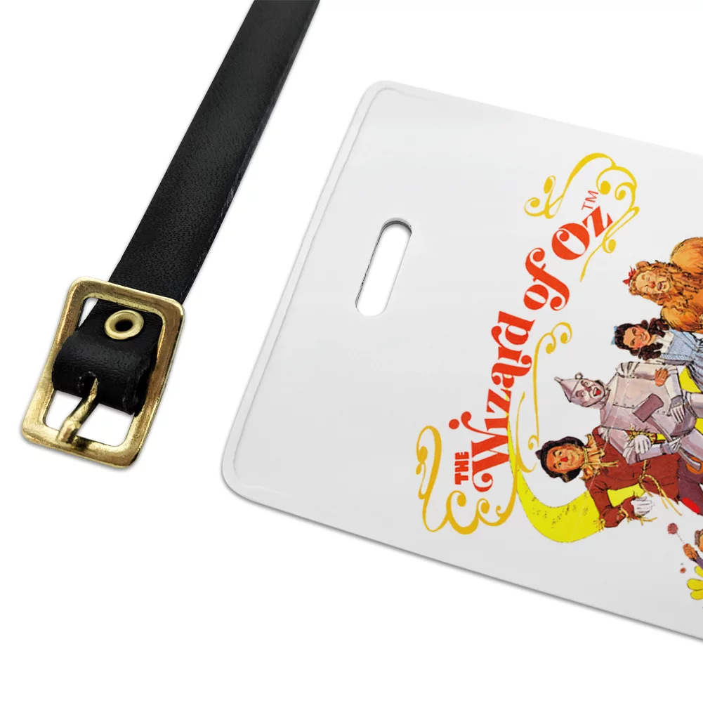 The Wizard of Oz Yellow Brick Road Luggage ID Tags Suitcase Carry-On Cards - Set of 2
