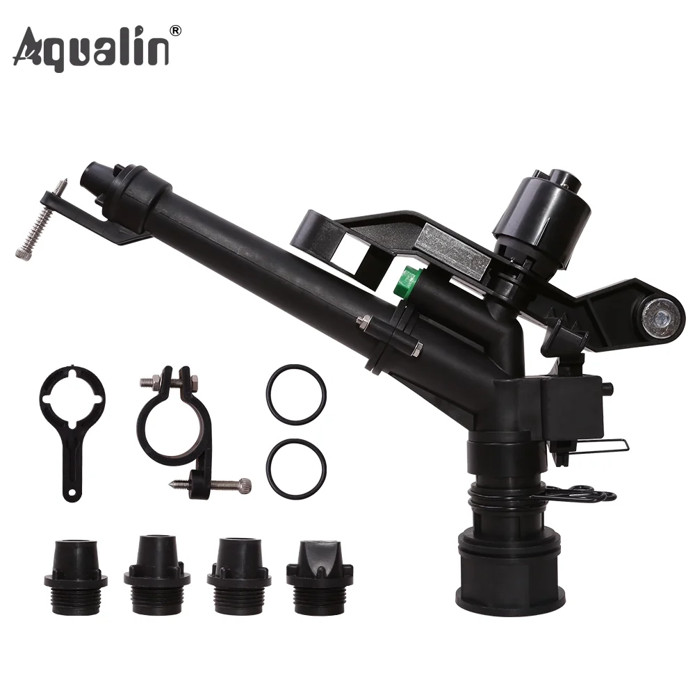 Garden 1.5inch Sprinkler Watering Irrigation Plants Plastic Sprinkler Adjustable Rotating Rocking Arm Sprinkle # GW00116