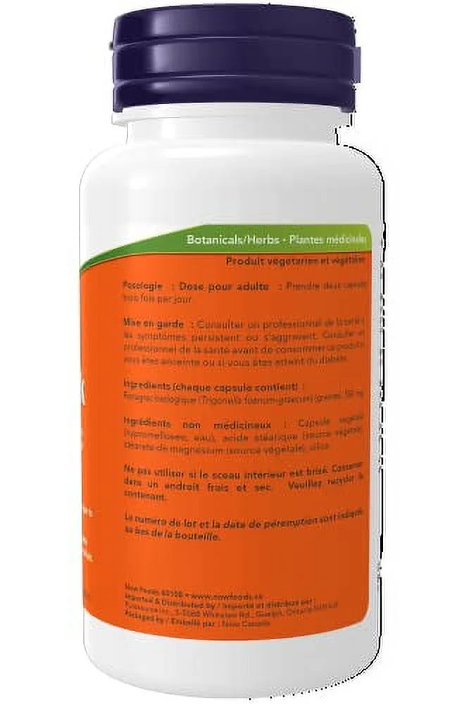 NOW Fenugreek (500 mg - 100 Capsules)