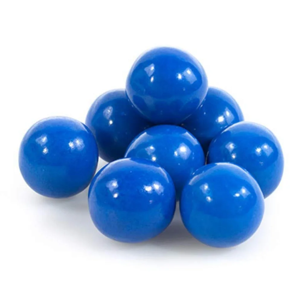 Naturejam Blue 1 inch Gumballs – Chewing gum For Baby Showers Or Gender Reveal Parties 2 Pounds Size