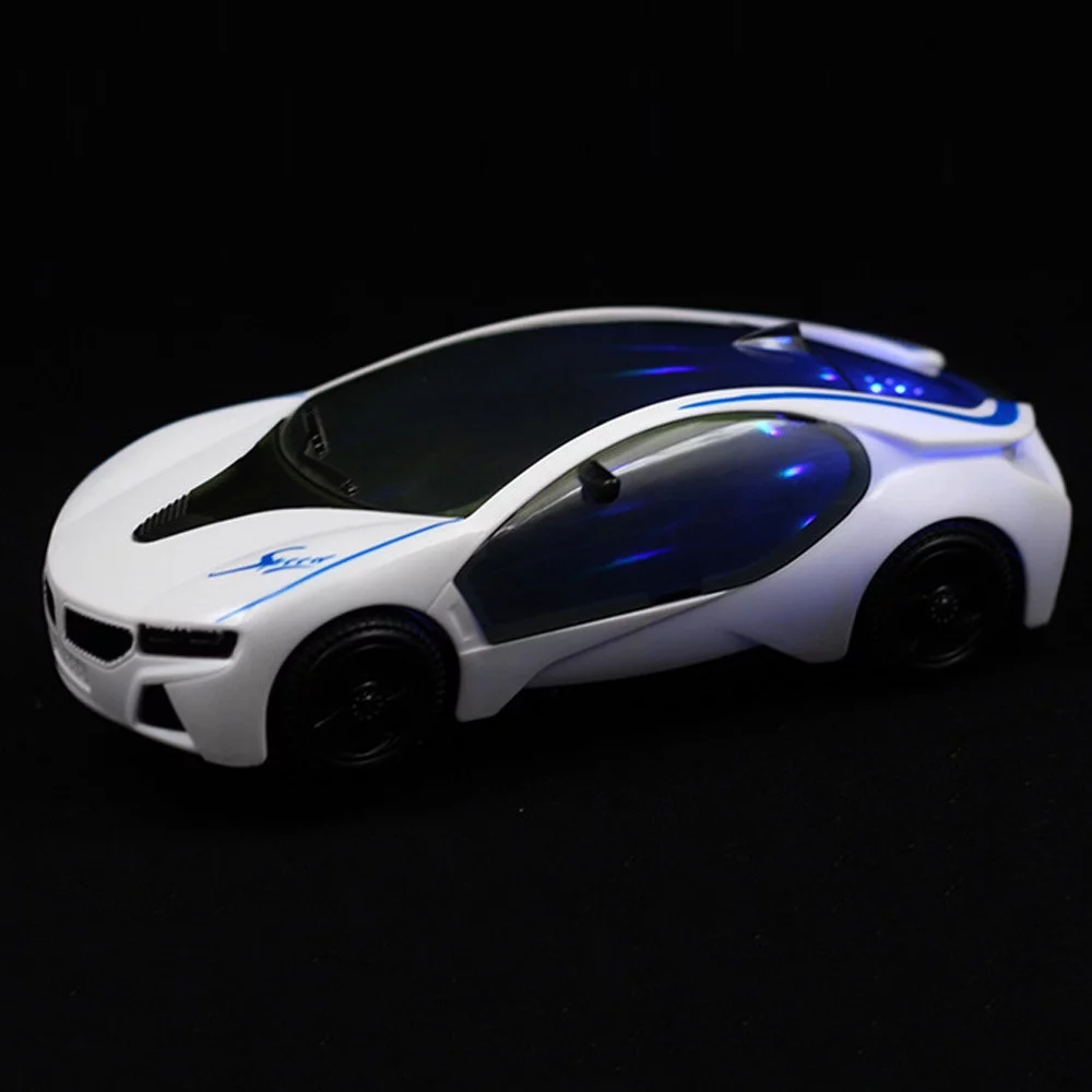 Lnkoo Electric Car Play Vehicle, with Bright Flashing 4D Lights & Real Siren Sounds