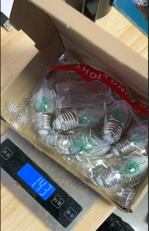 BadyminCSL Target Bullseye Playground Christmas Tree Snow String Lights Christmas Lights