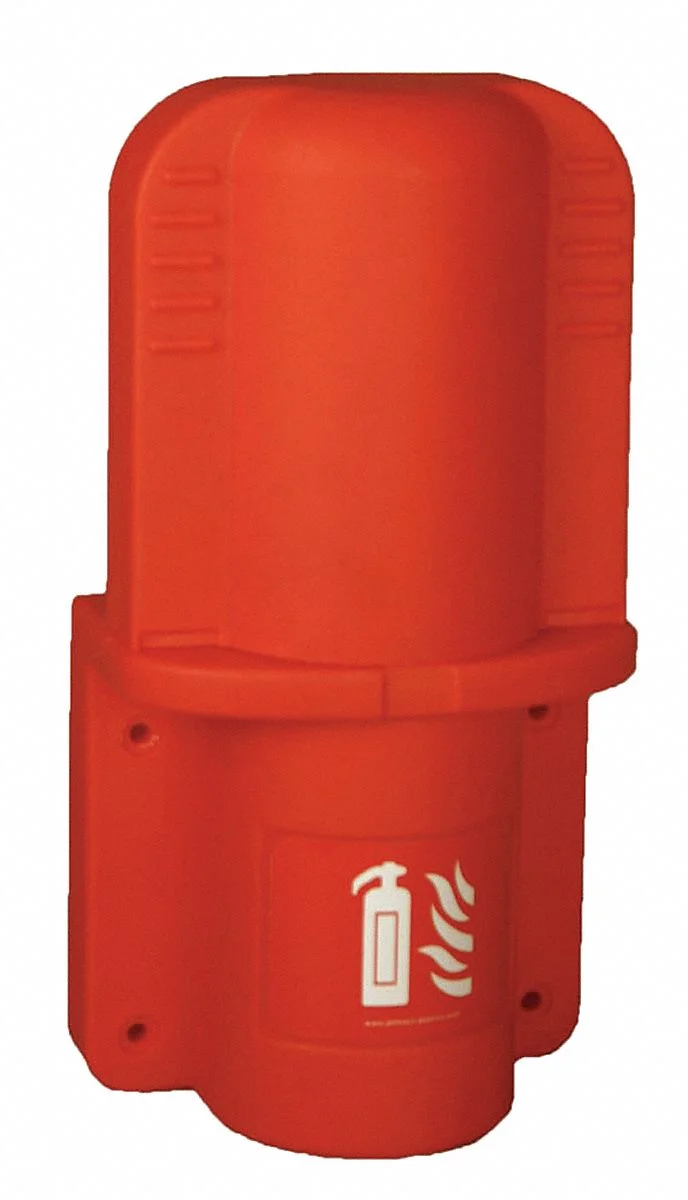 Jonesco Fire Extinguisher Cabinet,Red,Plastic JFEX03