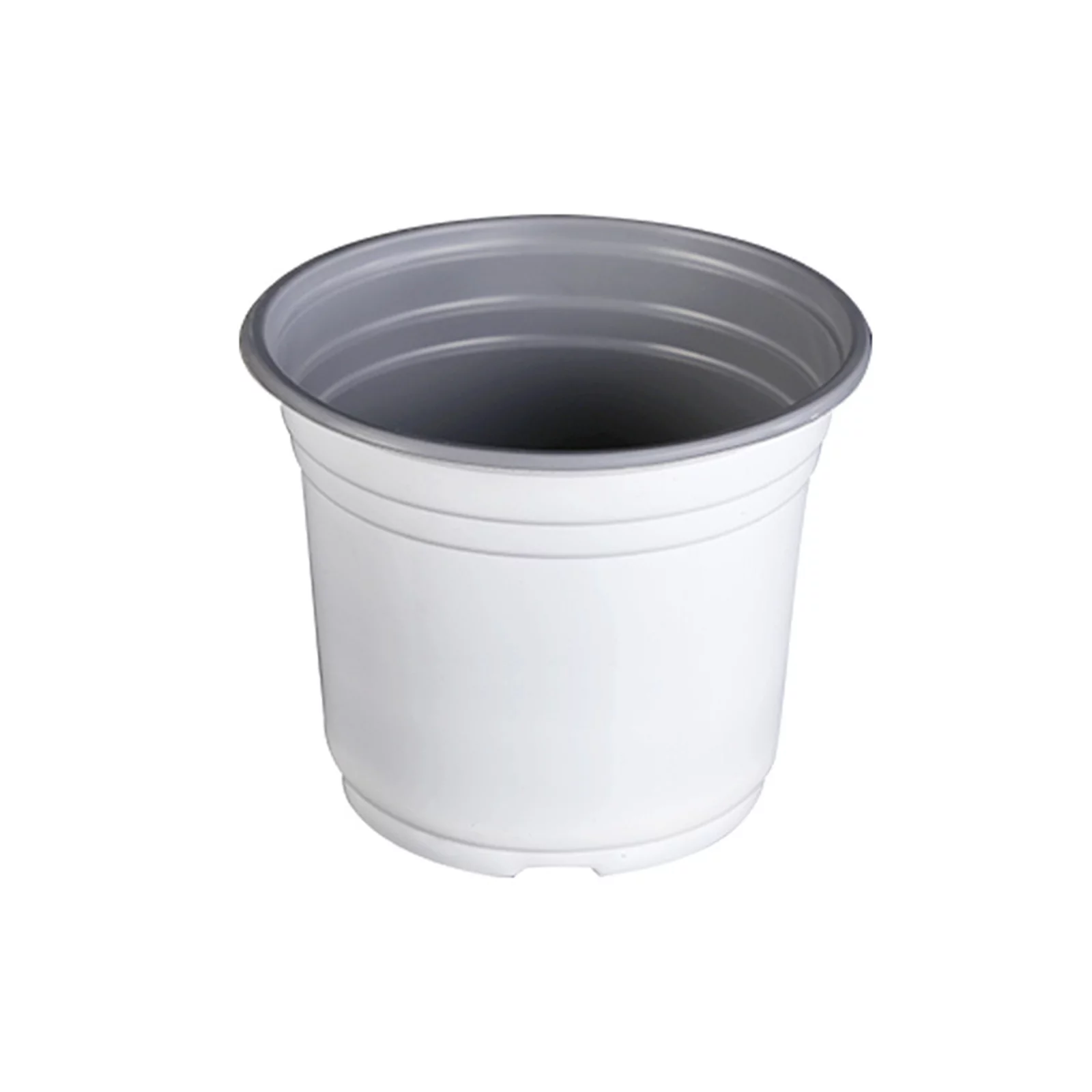 Hapeisy Pots For Outdoor Indoor Plants Plastic Containers White 1 Gallon//2.2 Gallon/3.2 Gallon Garden Yard Seedlings Greens