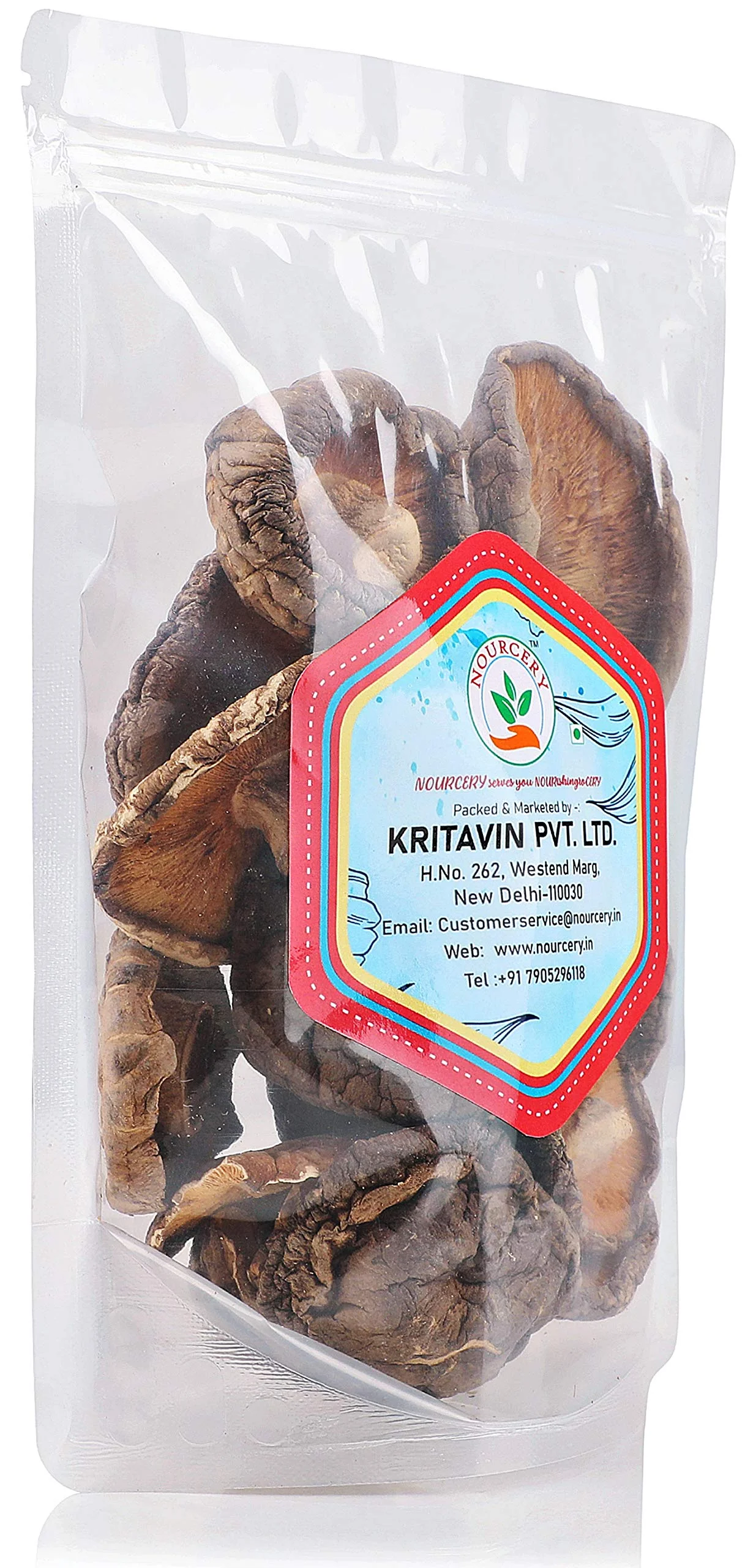 Nourcery Dried Shiitake Mushroom, 100Gm (Sawtooth Oak Mushroom)