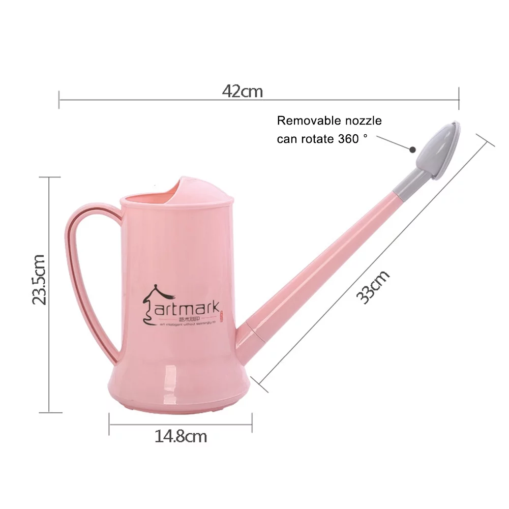 2 Liter Watering Can Flower Plant Shower Tool Detachable Long Mouth Water Pot Garden Irrigation Spray Bottle