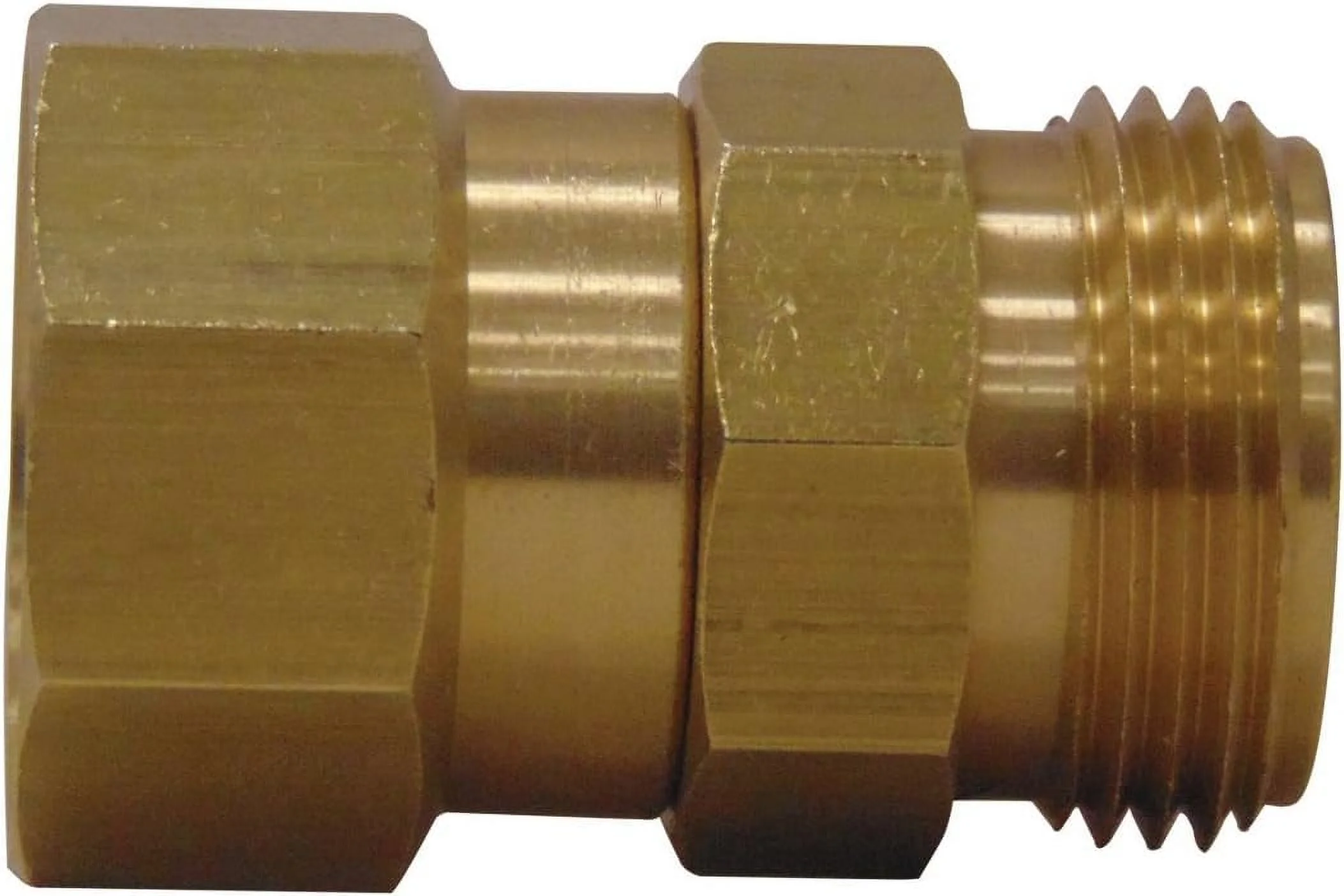 Brass Hose Swivel To Freely Move Hose And Wand Independently, No Kinking Or Fighting With Hose, Brass