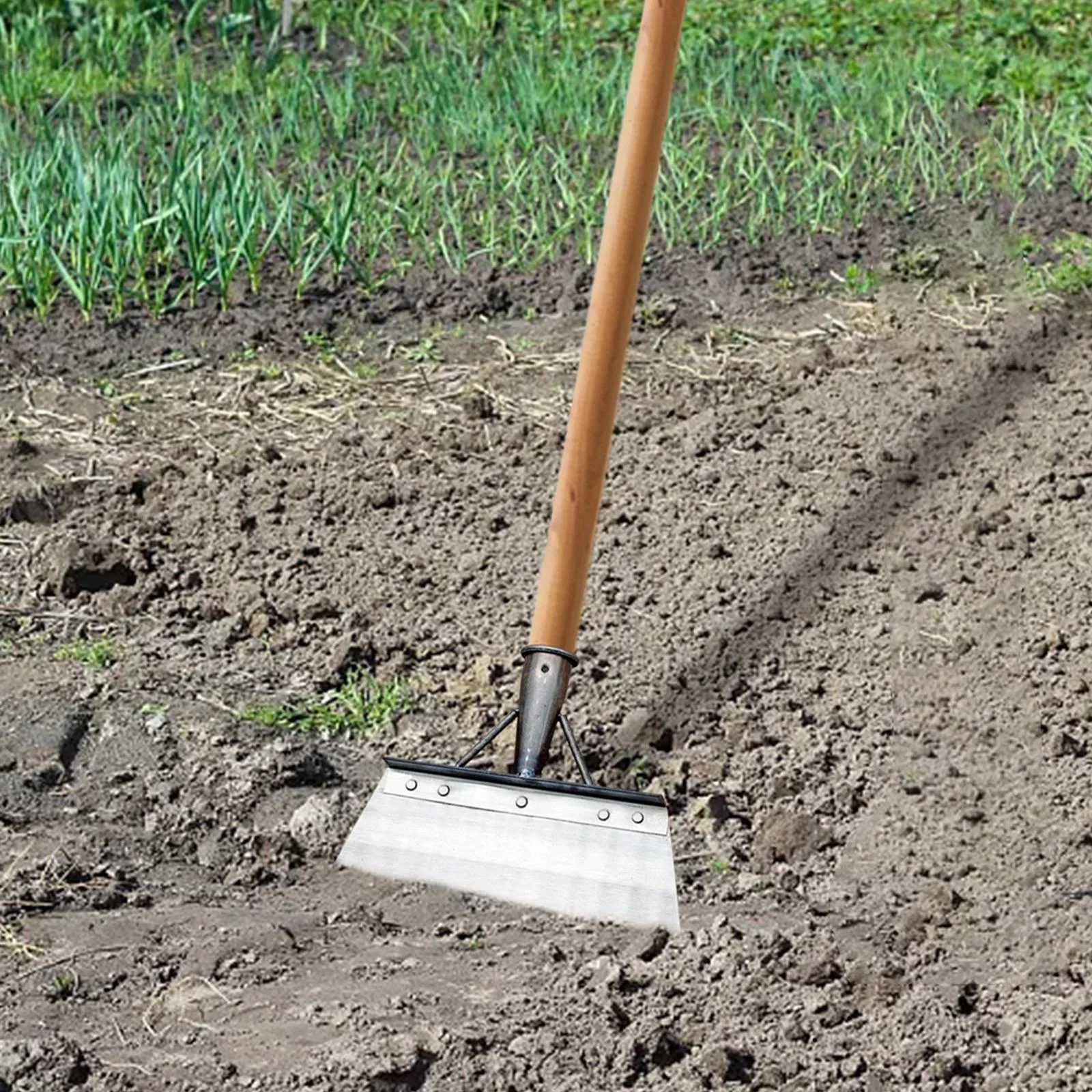 Multifunctional Cleaning Spade Head Spade Wooden Handle Not Include Scrapping Planting Spade Head Farming Tools for Weeding Lawn Landscaping Farm 27cm