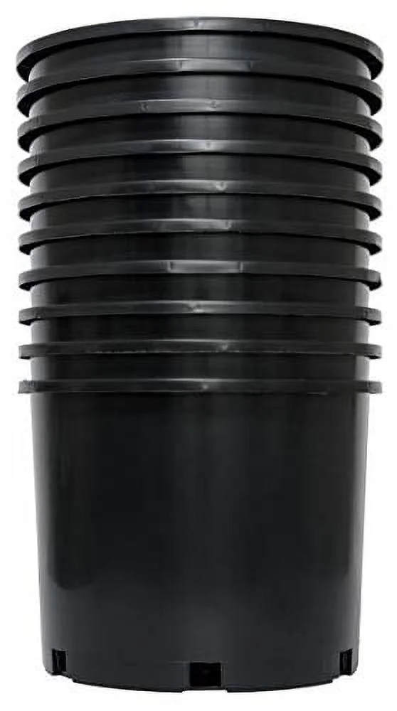Pro Cal HGPK7PHD Premium Nursery Pot 7 Gal (5/pk), Black