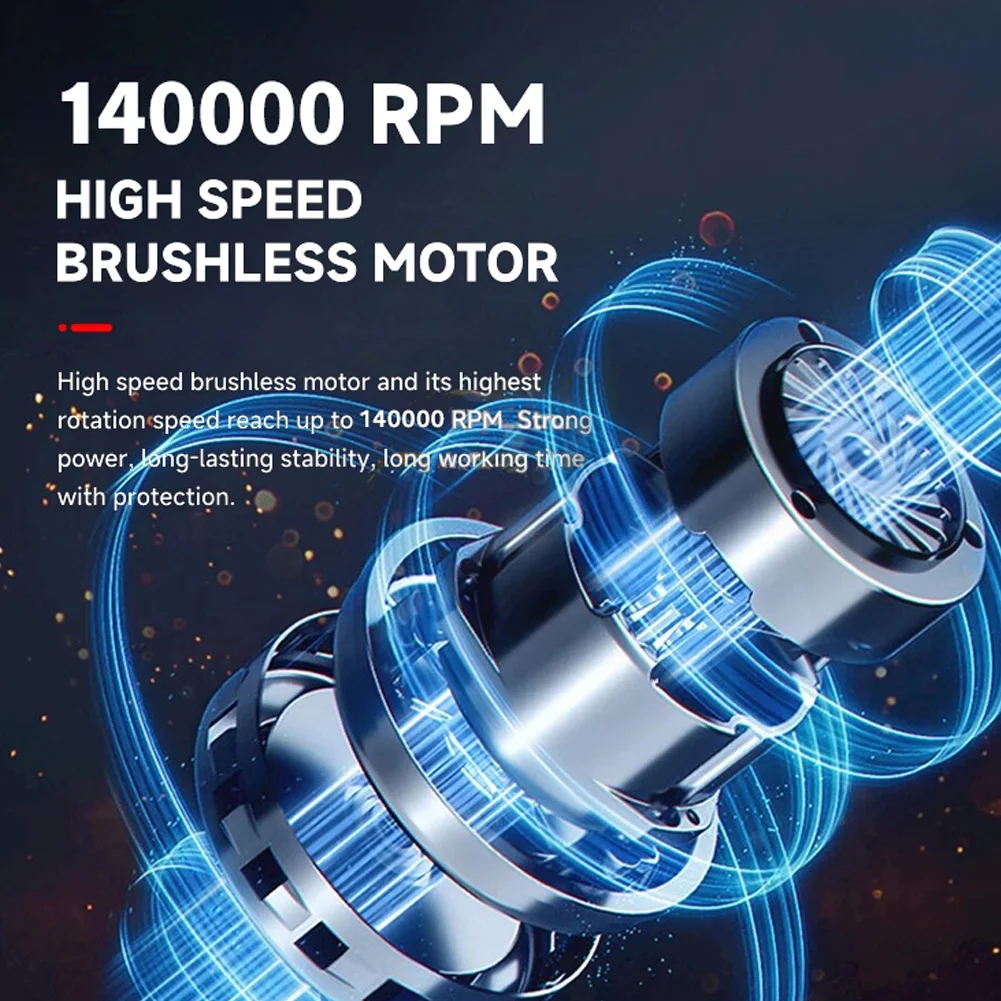 Fan,Wind Speed With Compressed Air Motor Fan Fan Handheld Fan Turbofan Duct 140 000rpm Turbofan Airflow Fan Turbofan Duct Fan Blower Motor Ducted Violent Blower Speed Turbofan Efficient