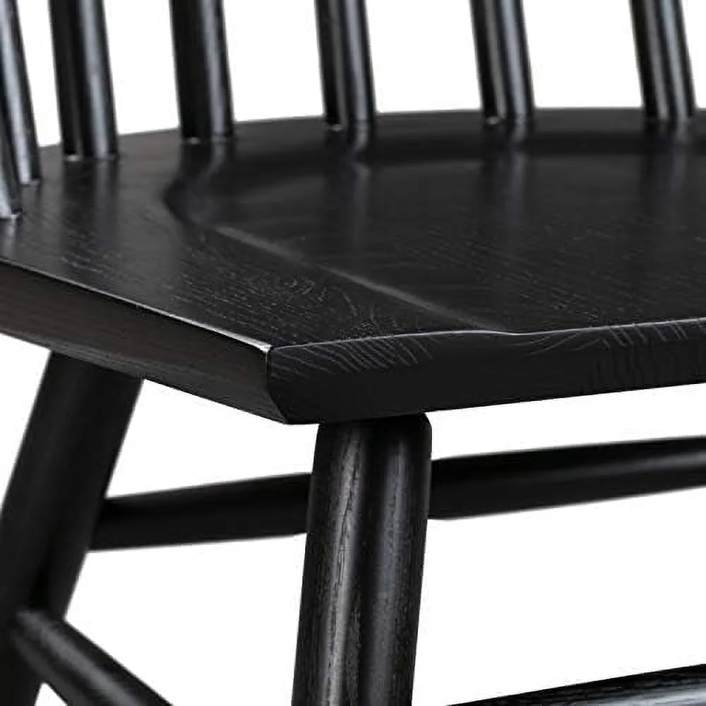 xrboomlife POLY & BARK Talia Dining Chair  Ash Wood  Black