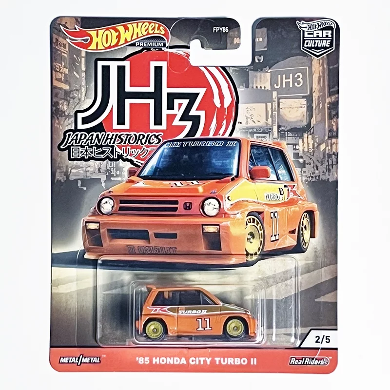 HW Premuim Japan Historics 3 85 Honda City Turbo II (Orange) Car Culture