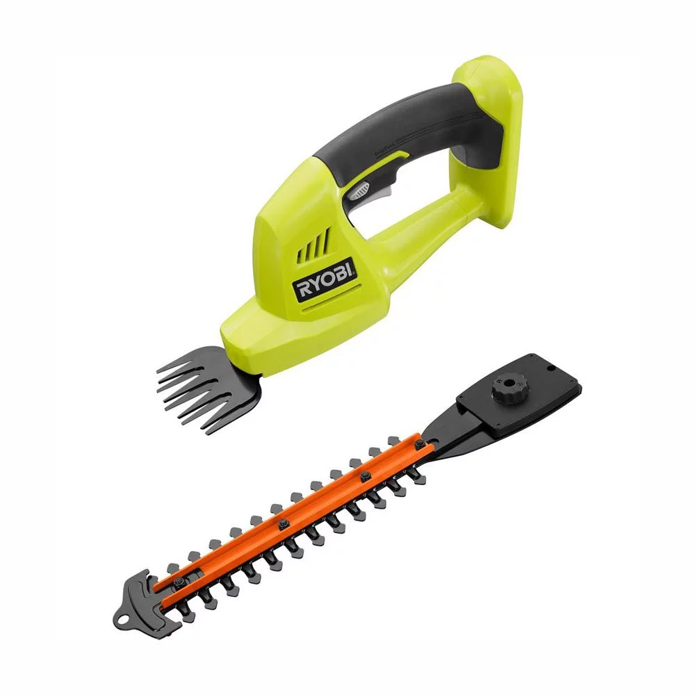 RYOBI ONE+ 18-Volt Lithium-Ion Battery Grass Shear % Shrubber Trimmer-Tool Only
