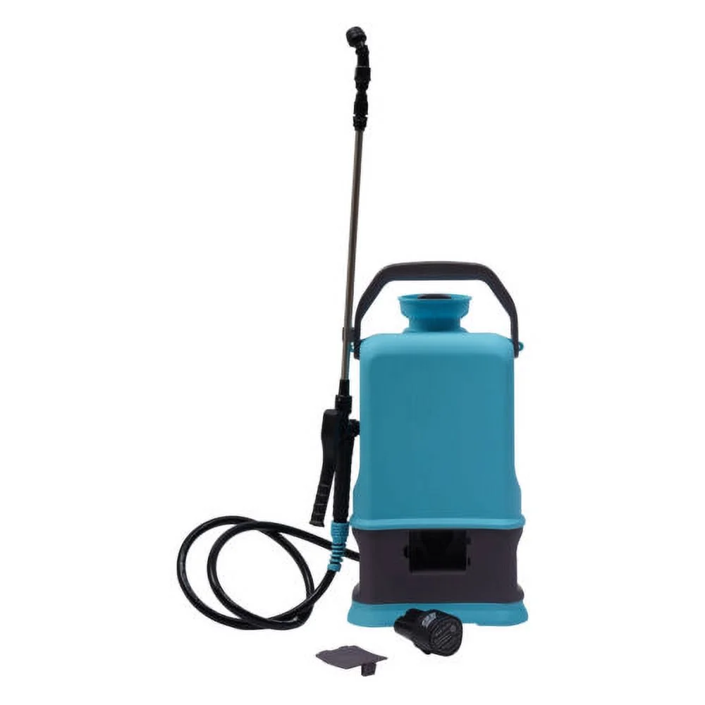 1.32 Gal Electric Garden Weed Sprayer Battery Powered 5 Nozzles Retractable Wand