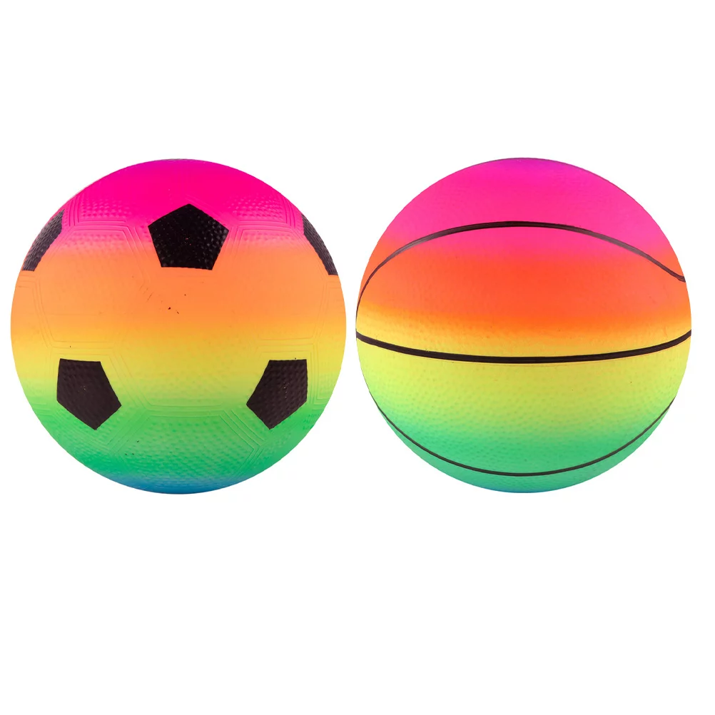 Qumonin 2pcs Playground Balls Bouncing Balls Children Funny Toys Gift for Boys and Girls