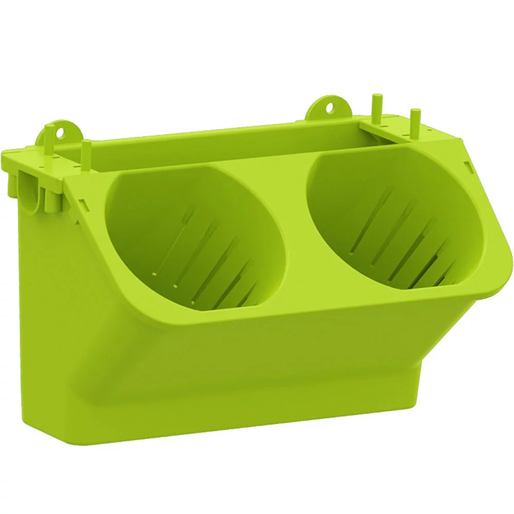 Vertical Stackable Garden Succulents Self Watering Plant Container Flower Pot Wall Hanging Planter LIGHT GREEN