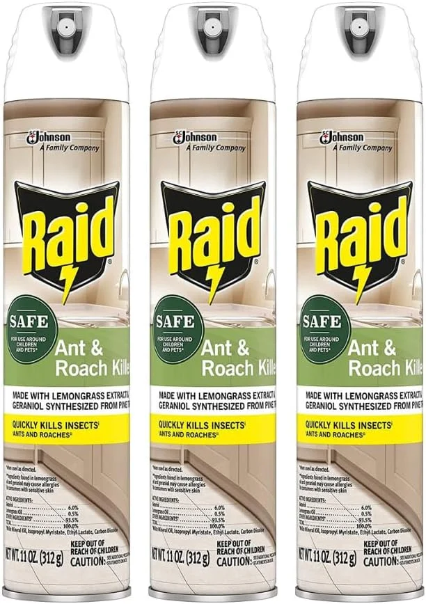 Raid Ant and Roach Killer 11 Ounce (Pack of 3)