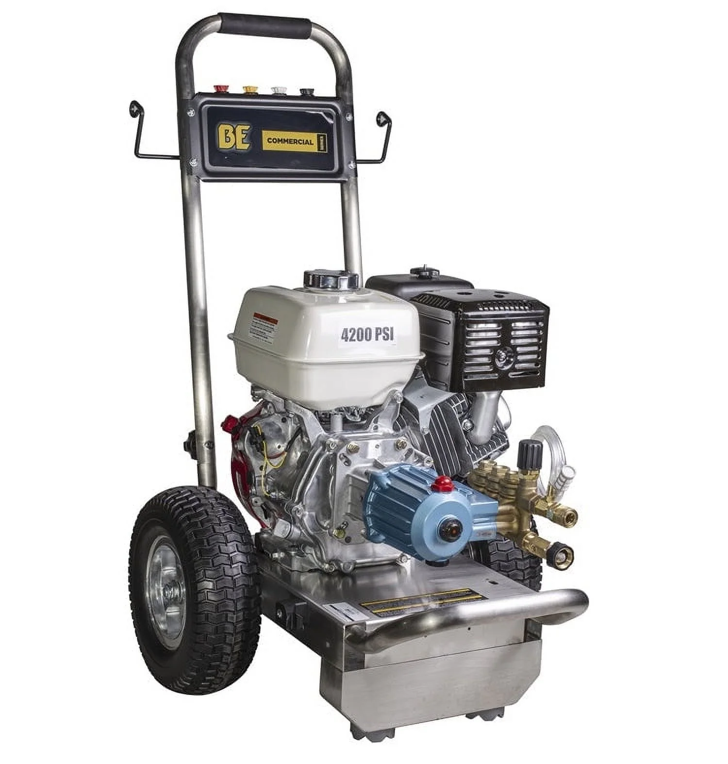 BE Power 4200 PSI  3.9 GPM Gas Pressure Washer with Honda GX390 Engine and CAT Triplex Pump
