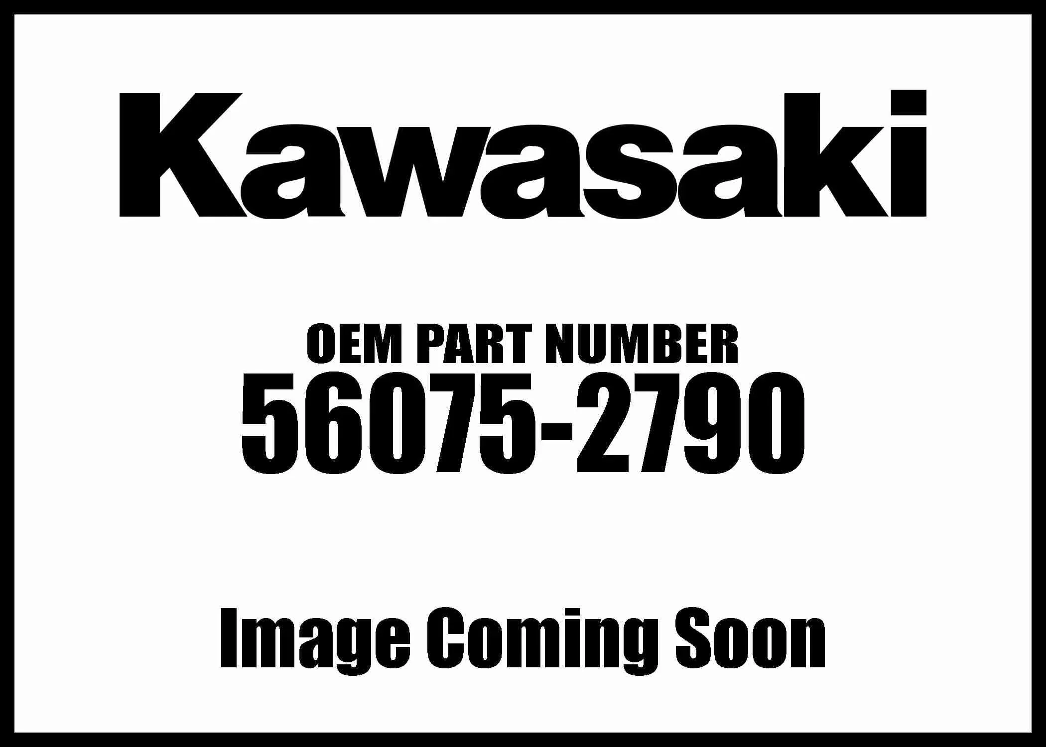 Kawasaki 2018 JET Pattern Deck Lh Rr Up 56075-2790 New OEM