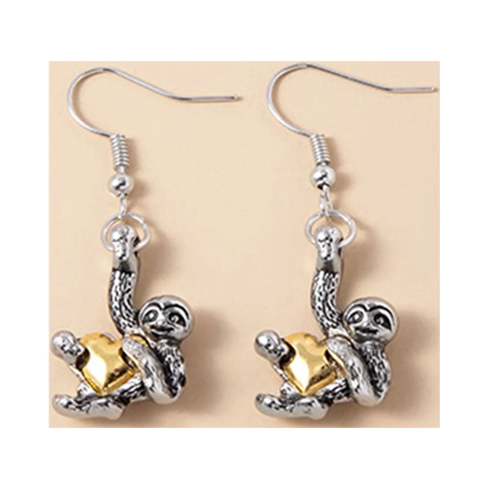 Bridal Jewelry Set for Wedding Pearl Sloth Jewelry Gifts Sterling Silver Sloth Necklace Earings Heart Sloth Jewelry For Women Men Girls Boys Christmas Gifts