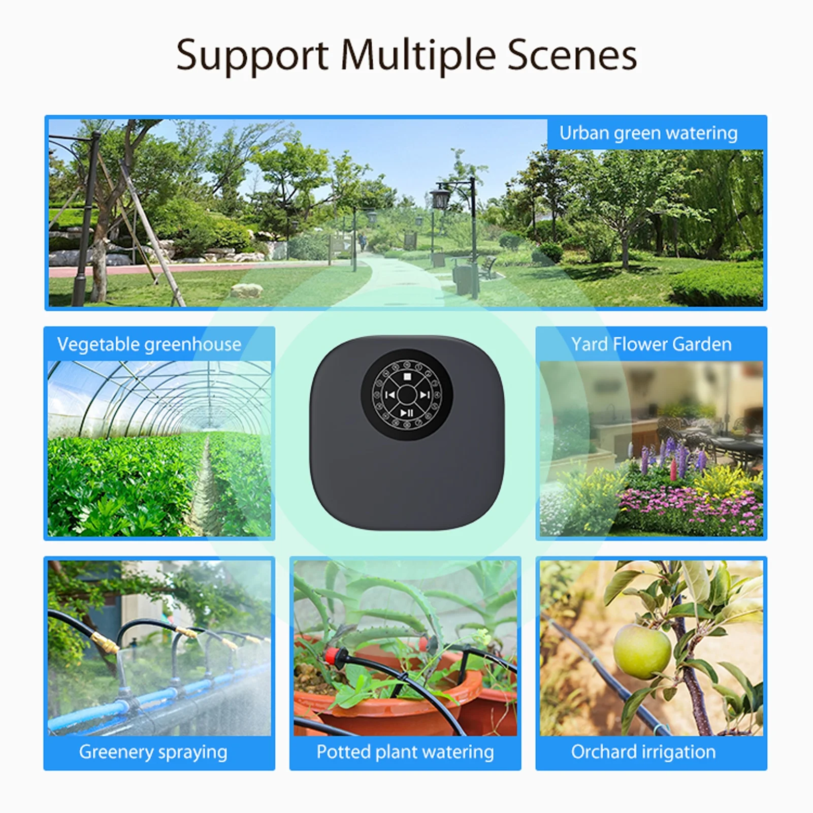 Nebublu Irrigation Controller,16 Zones Water Balcony Weather Sprinkler Water Balcony Weather Delay Wifi Bt Sprinkler Dsfen Wifi Mizuh Zones Wifi Water Eryue Havou Sprinkler