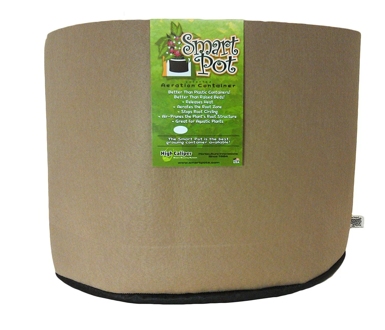 SMART POT 15 Gallon Fabric Grow Bag - Natural