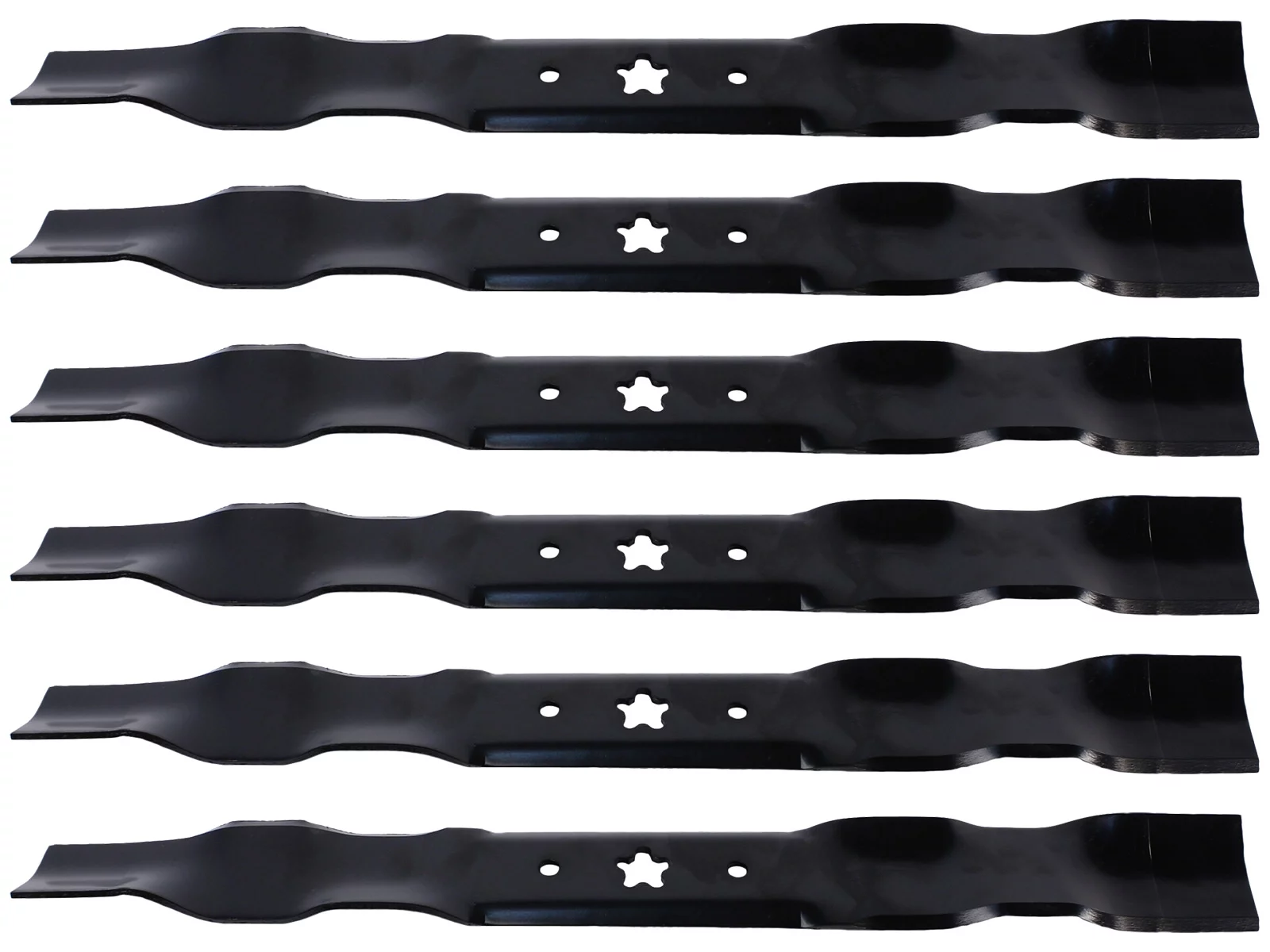 (6) Mulching Mower Blades fit AYP 134149 24676 422719 424752 531005085 42