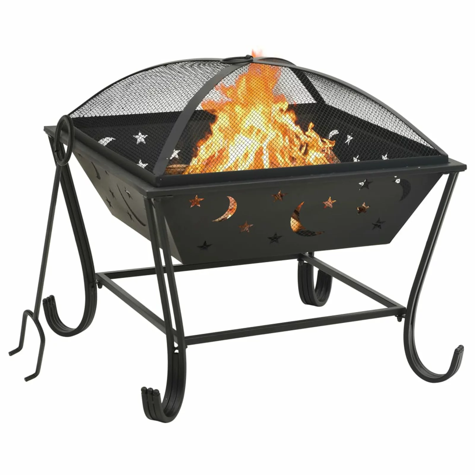 Carevas Fire Pit with Poker 24.4