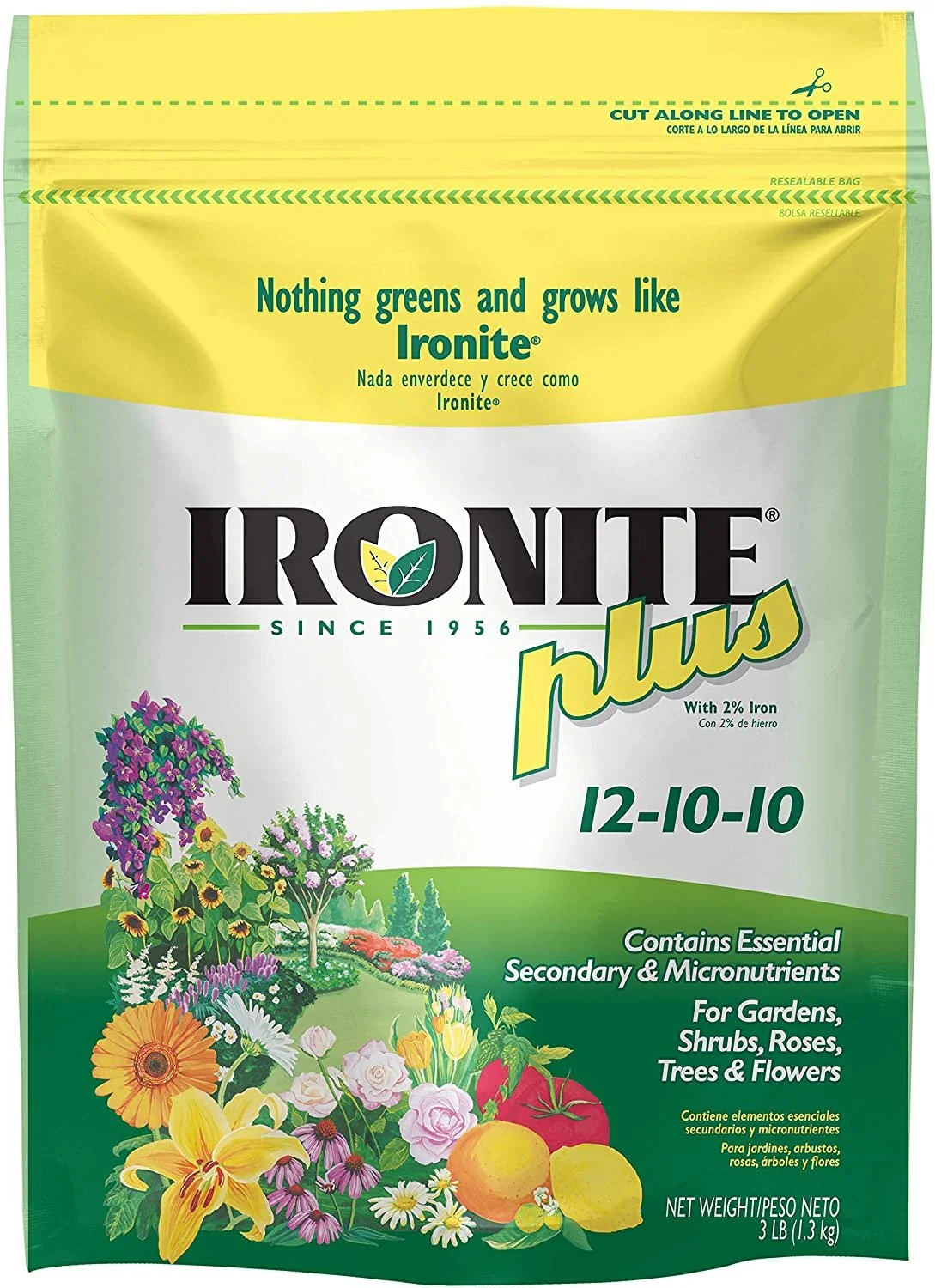 Ironite Plus Lawn and Plant Food 12-10-10 3 lb.