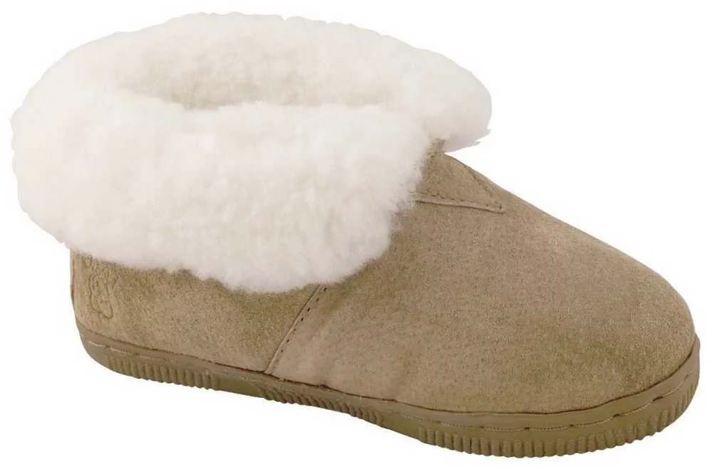 Old Friend Footwear Children's Warm Flip Up Sides Bootee 461126  (C12) Chestnut