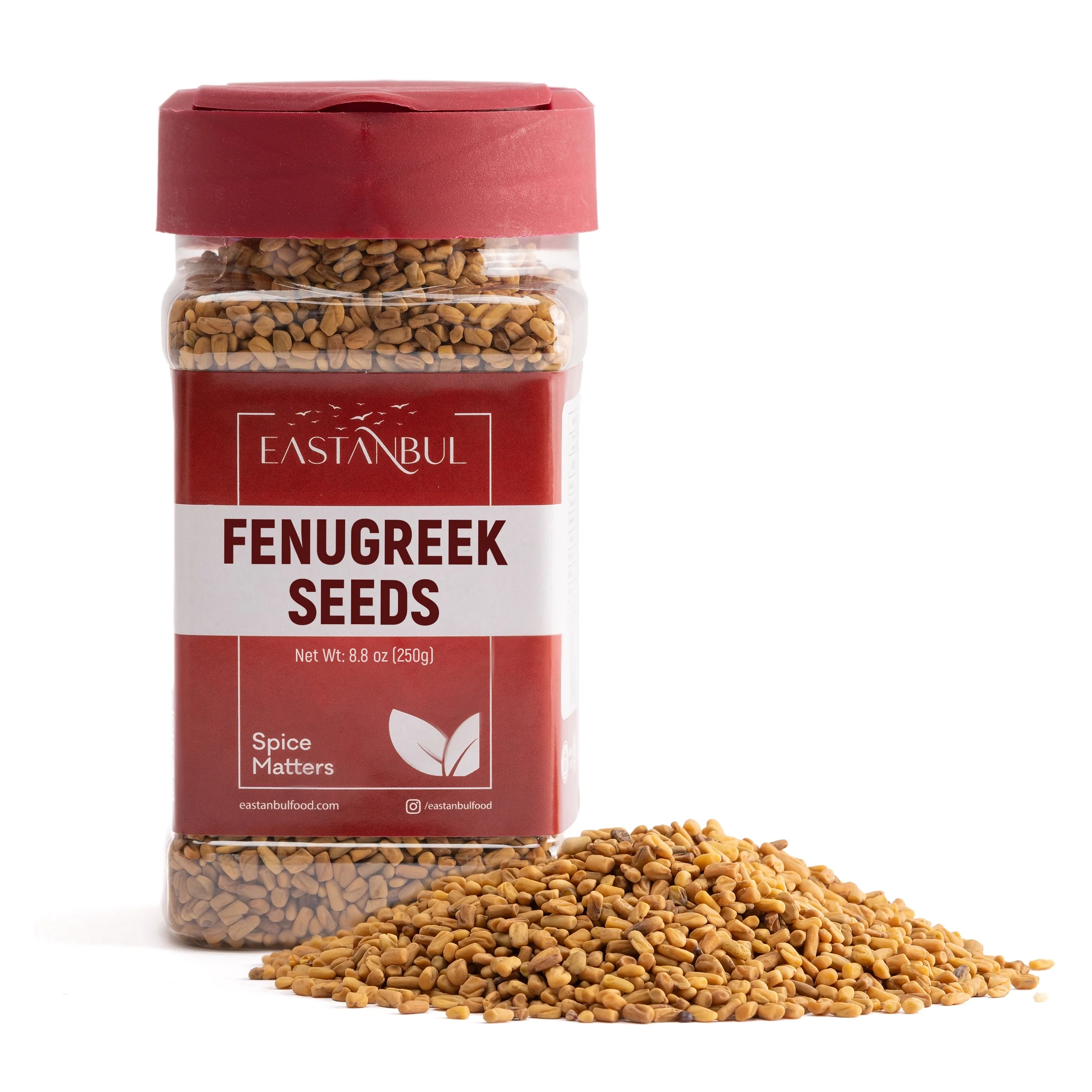 Eastanbul Fenugreek Seeds,  %100 Natural, Culinary & Ayurvedic, 8.8oz